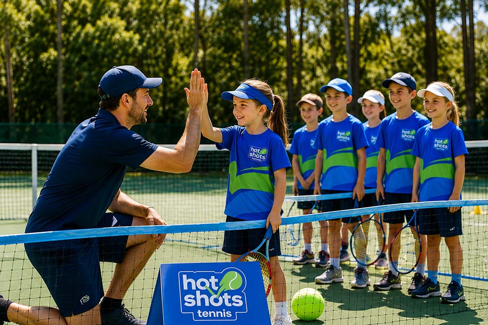 Kids Hot shots tennis lessons - northern beaches 