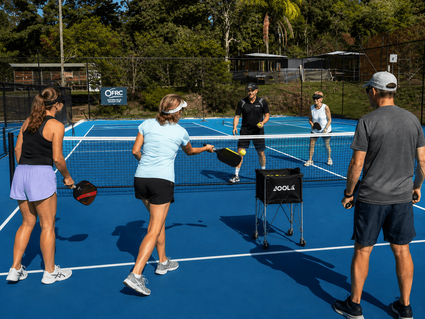 Intro to Pickleball coaching session at OFRC near Frenchs Forest