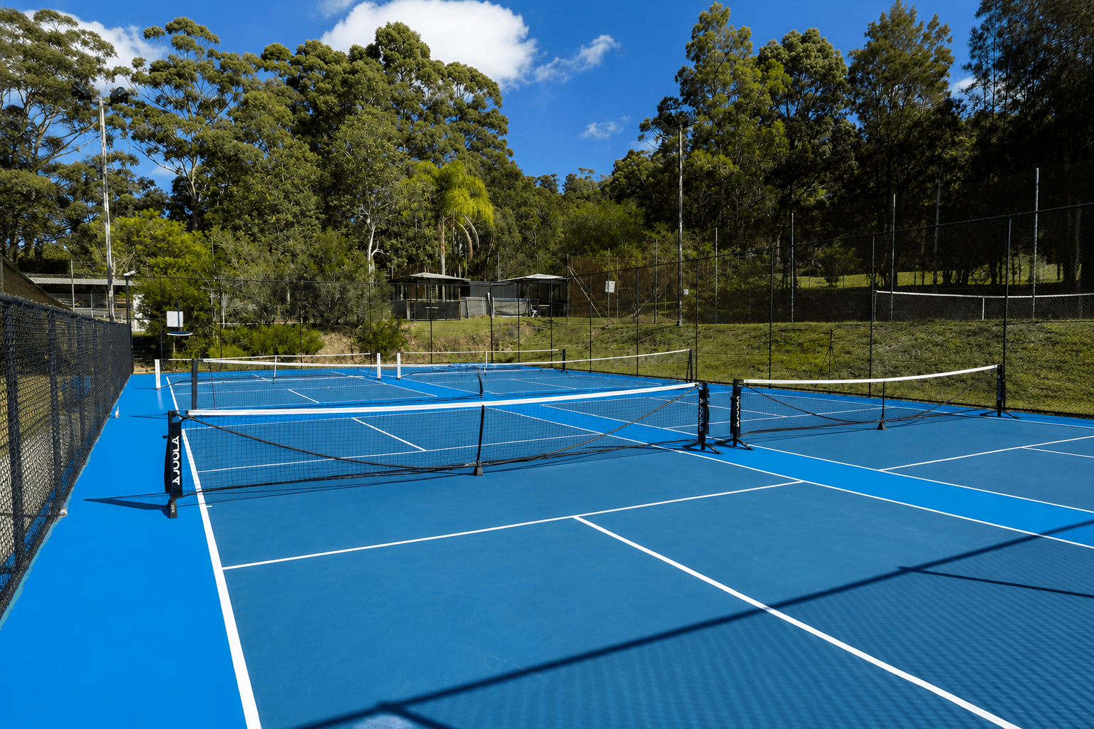 Purpose-built pickleball courts at Oxford Falls Racquet Club, Frenchs Forest
