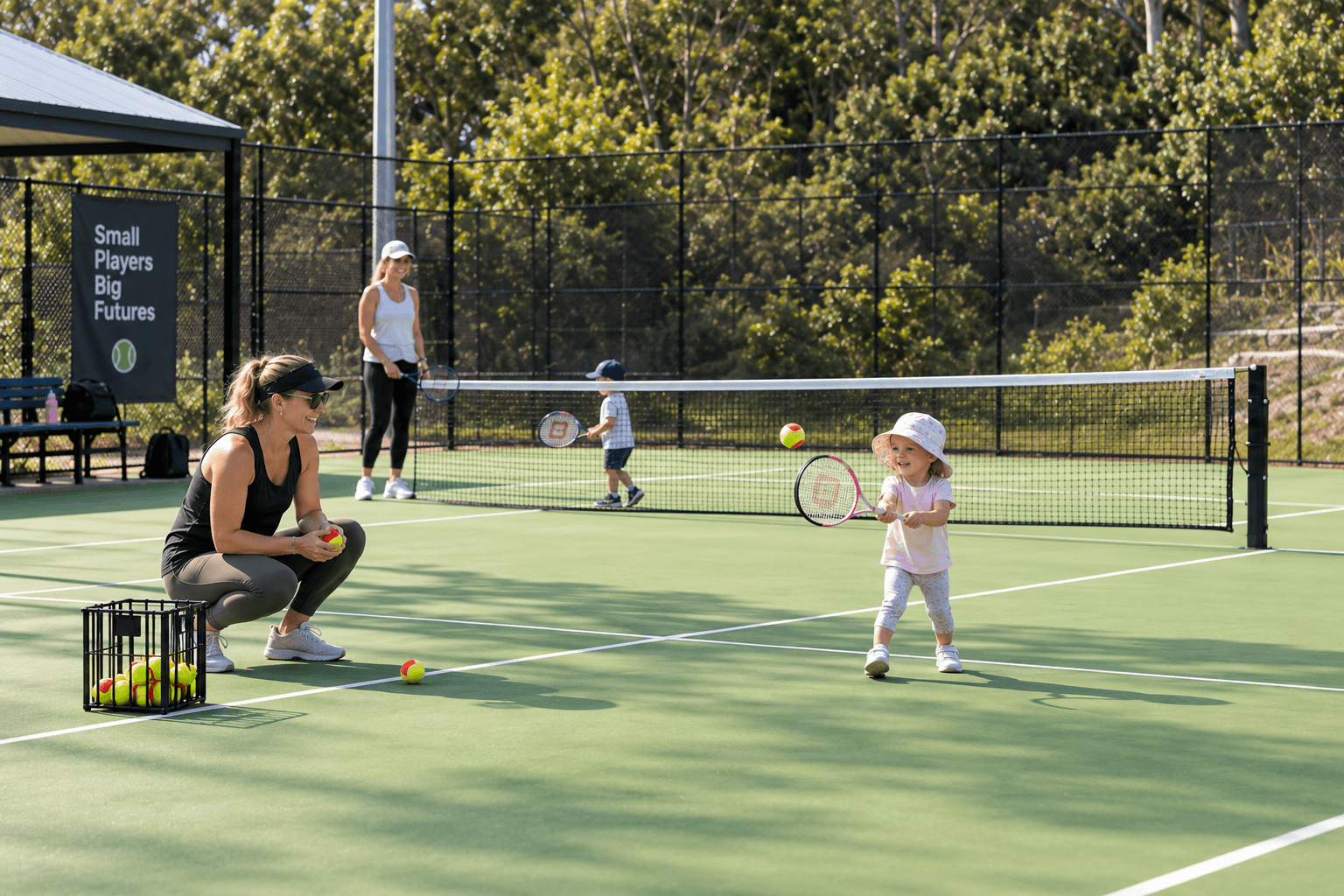 Mums and Tots tennis program at Oxford Falls Racquet Club Northern Beaches